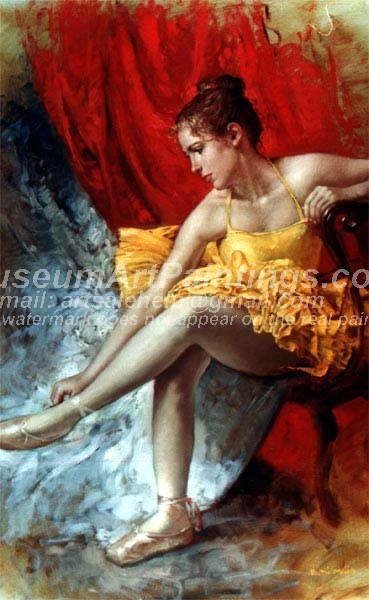 Ballet Oil Painting 062