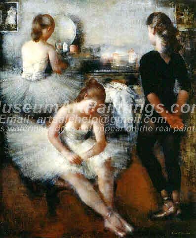 Ballet Oil Painting 064