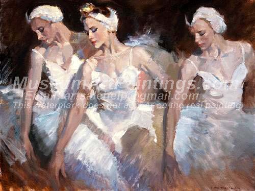 Ballet Oil Painting 066