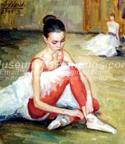 Ballet Oil Painting 073
