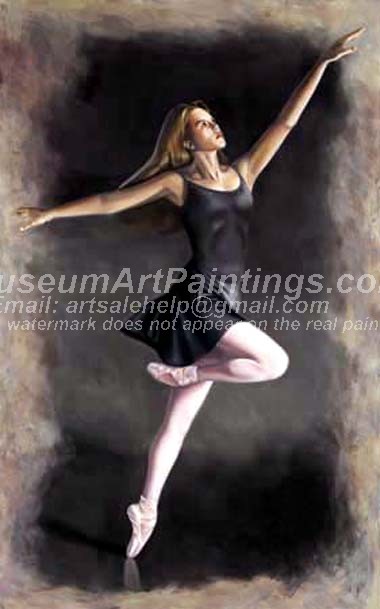 Ballet Oil Painting 076