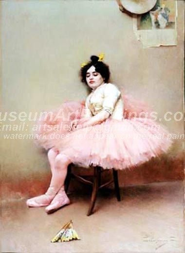 Ballet Oil Painting 078