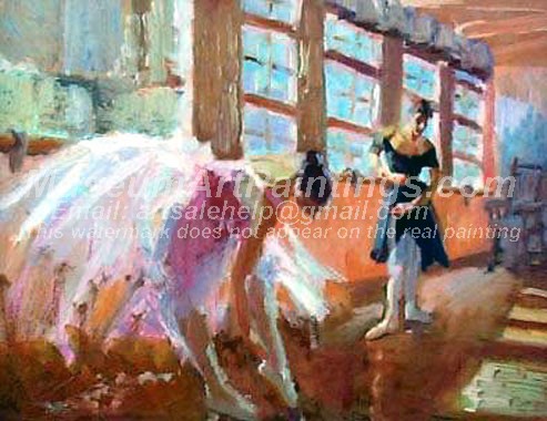 Ballet Oil Painting 079