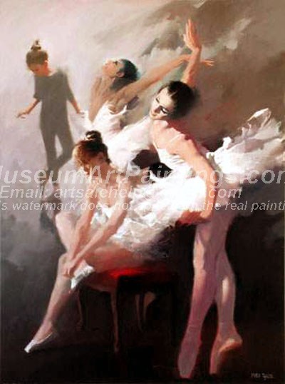 Ballet Oil Painting 084