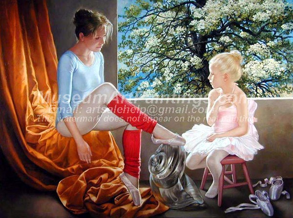 Ballet Oil Painting 085