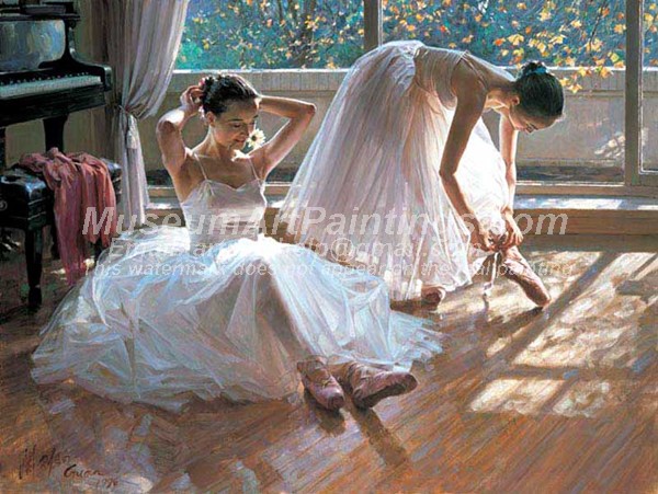 Ballet Oil Painting 087