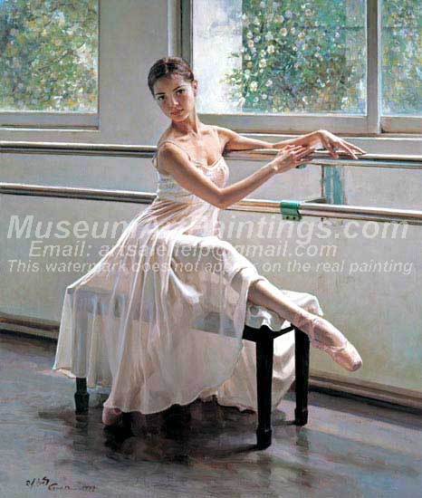 Ballet Oil Painting 093