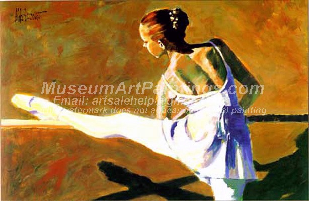 Ballet Oil Painting 097