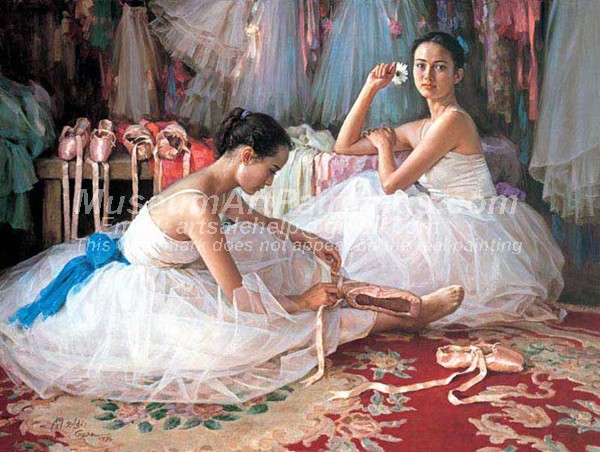 Ballet Oil Painting 098