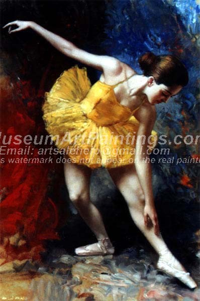 Ballet Oil Painting 112