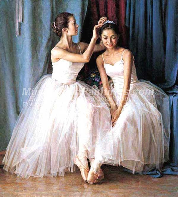 Ballet Oil Painting 114