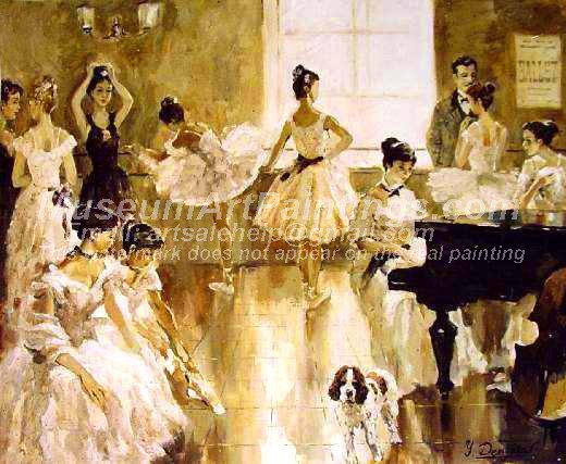 Ballet Oil Painting 126