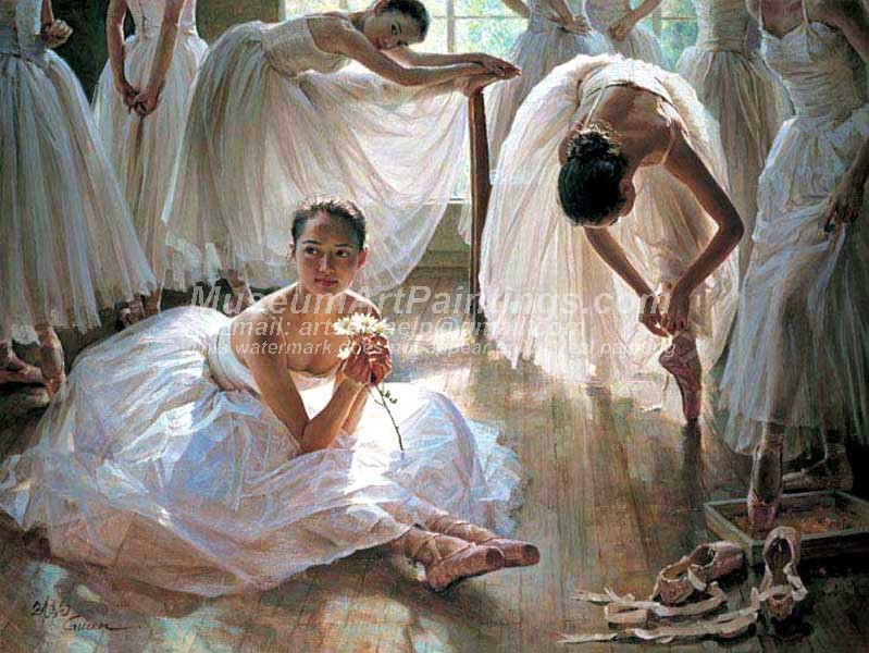 Ballet Oil Painting 127