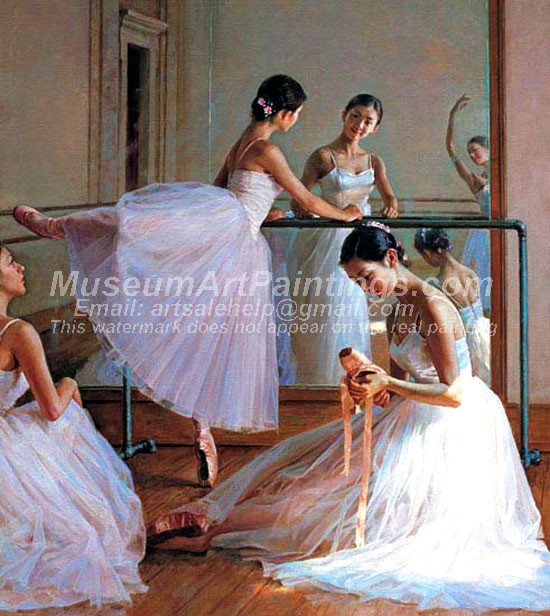 Ballet Oil Painting 128