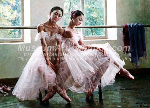 Ballet Oil Painting 134