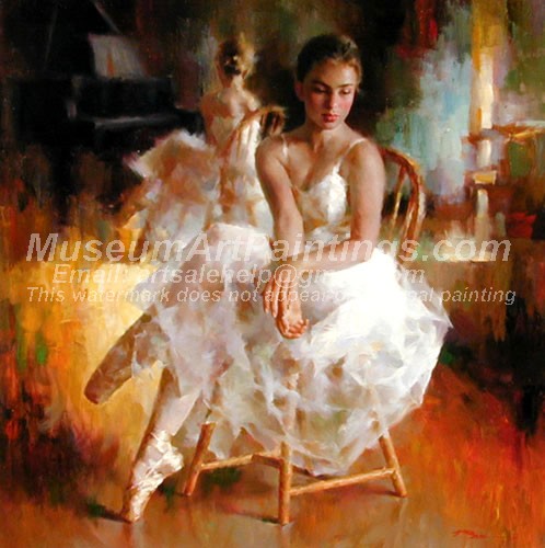 Ballet Oil Painting 142
