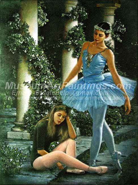 Ballet Oil Painting 143