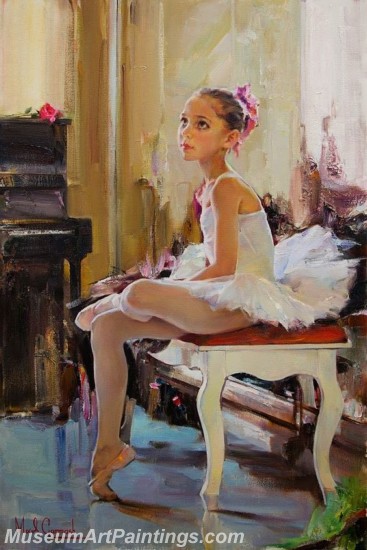 Ballet Oil Painting On Canvas MB015