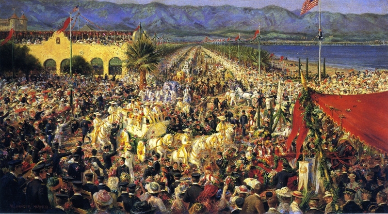 Battle of the Flowers Fleet Festival by Alexander Harmer