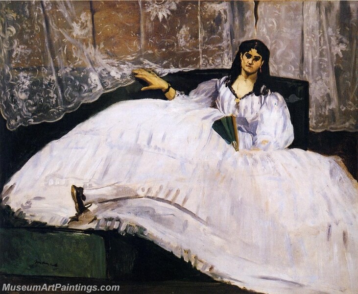 Baudelaires Mistress Reclining Painting
