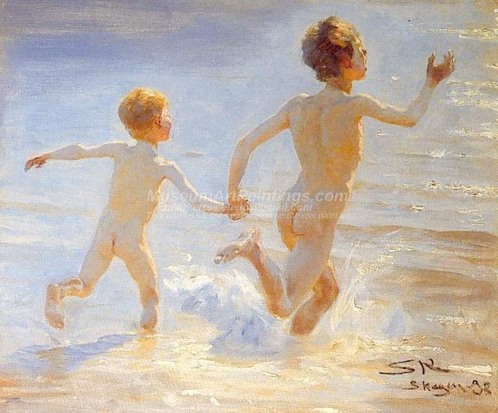 Beach of Skagen by Peder Severin Kroyer