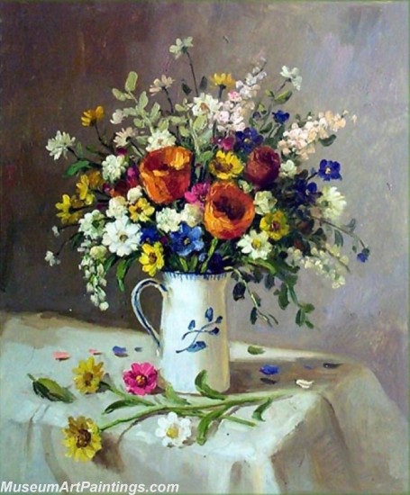 Beautiful Flower Oil Paintings 007