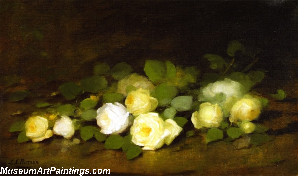 Beautiful Flower Painting Still Life of Yellow Roses