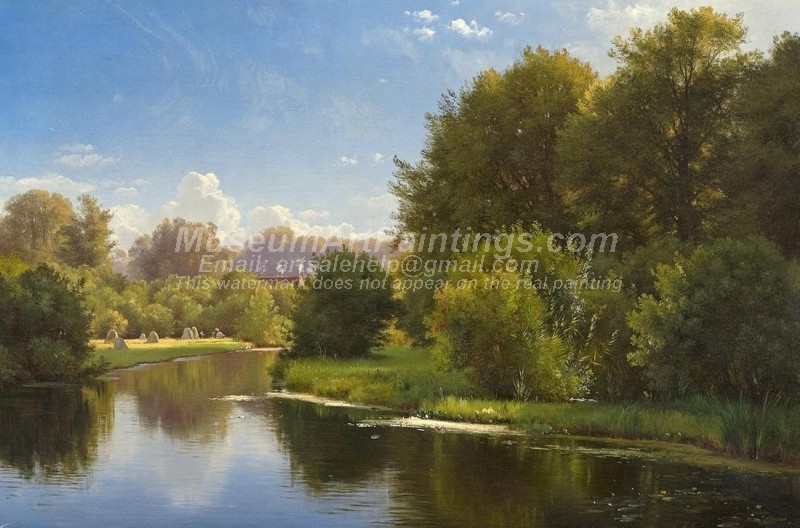 Beautiful Landscape Oil Paintings Landscape with a Stream