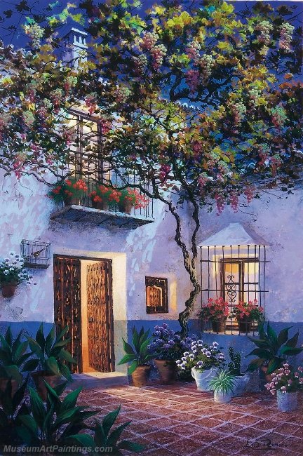 Beautiful Night Landscape Paintings BNL031