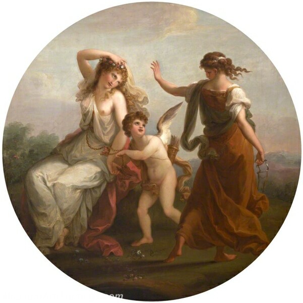 Beauty Yielded to Love Quitted by Prudence Painting