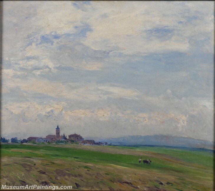 Beruete y Moret Aureliano de Paisaje castellano Painting