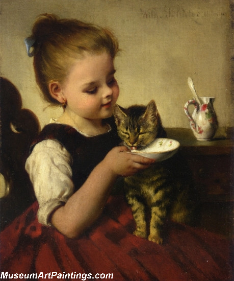 Best Friends Painting by Wilhelm Schutze