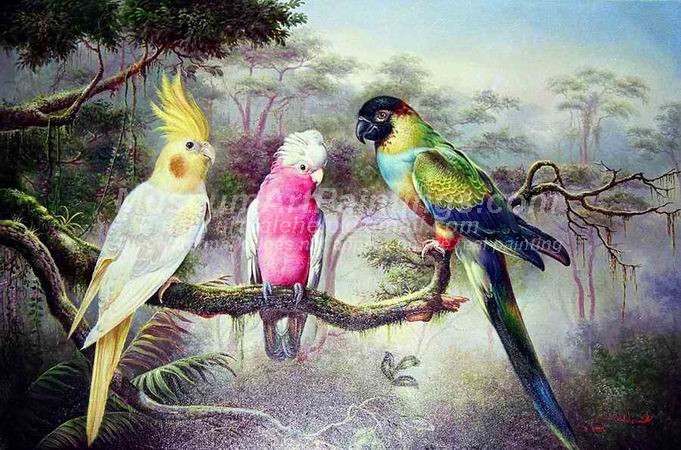 Bird Oil Paintings 019