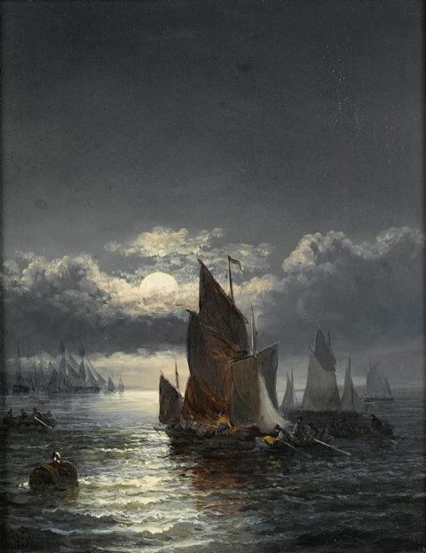 Boat Oil Painting 004