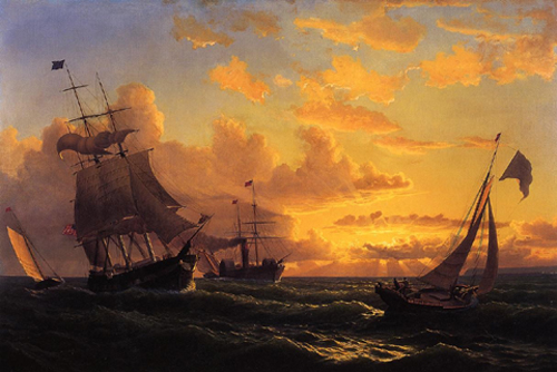 Boat Oil Painting 007