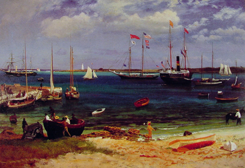 Boat Oil Painting 010