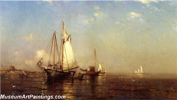 Boat Painting Calm Morning Boers Head