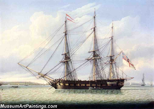 Boat Painting Sloop on the Mersey