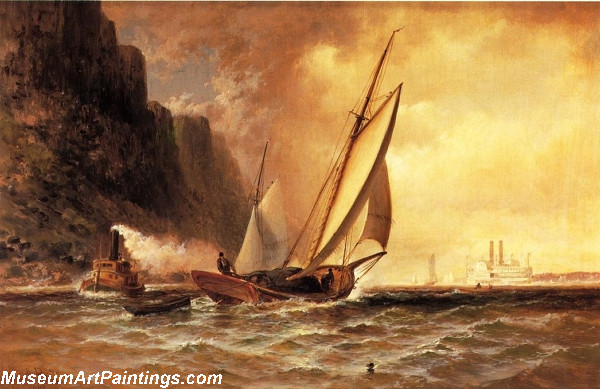 Boat Painting Under the Palisades
