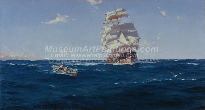 Boat Paintings Off Valparaiso
