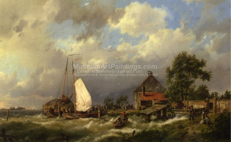 Boats Docking in an Estuary