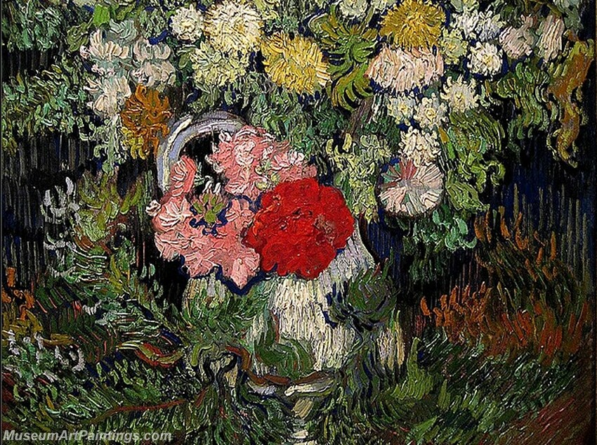 Bouquet of Flowers in a Vase Painting
