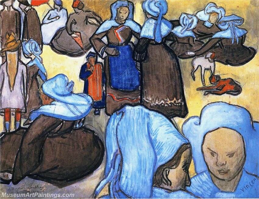 Breton Women Painting