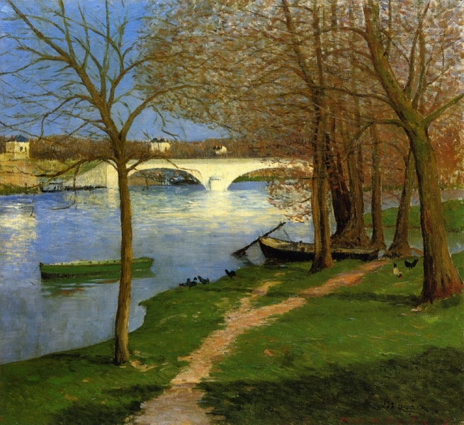 Bridge over the Loire by Maxime Maufra