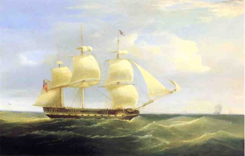 British Sailing Ship by William John Huggins