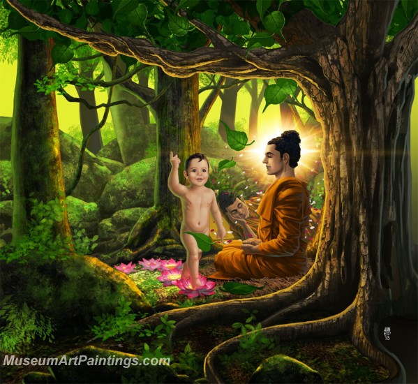 Buddha Canvas Paintings 075