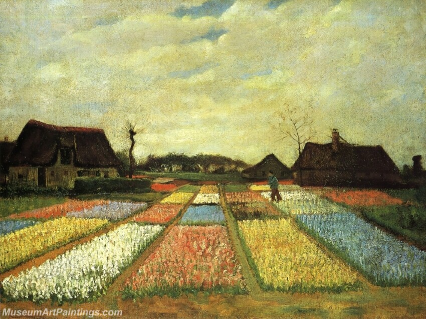 Bulb Fields (Flower Beds in Holland) Painting