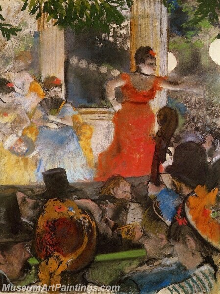 Cafe Concert At Les Ambassadeurs Painting
