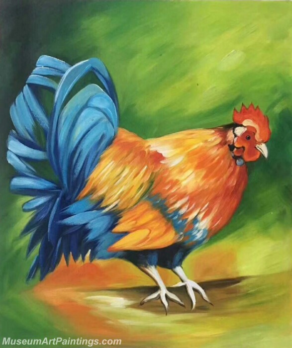 Cartoon Painting Cock CPC10