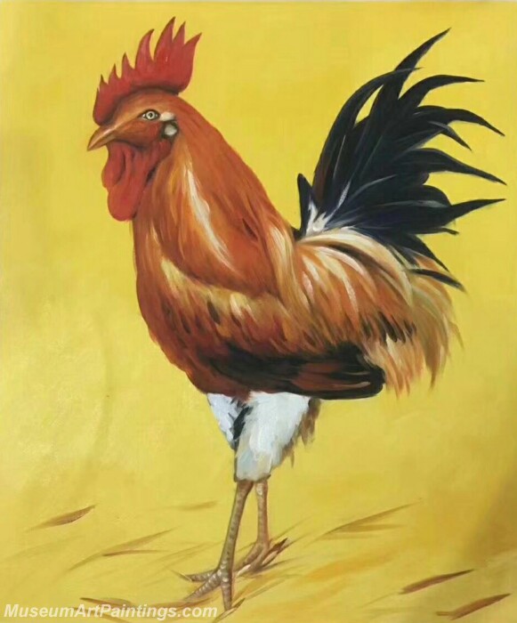 Cartoon Painting Cock CPC7